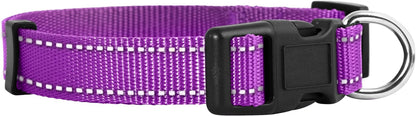 Reflective Dog Collar,Bright Glow Colors for Night Safety
