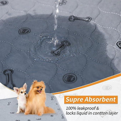 72x72 Extra Large Washable Dog Pee Pad – Reusable, Waterproof & Non-Slip Puppy Training Pad for Housebreaking, Whelping & Incontinence