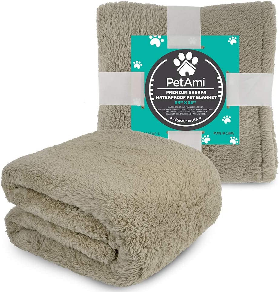 Fluffy Waterproof Dog Blanket for Small Medium Dogs