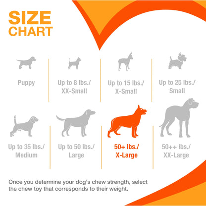 Strong Chew Marshmallow Stick Dog Chew Toy Marshmallow & Peanut Butter Large (1 Count)