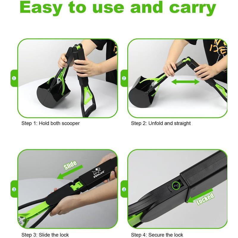 28" Foldable Dog Pooper Scooper