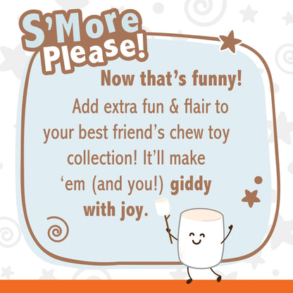 Strong Chew Marshmallow Stick Dog Chew Toy Marshmallow & Peanut Butter Large (1 Count)