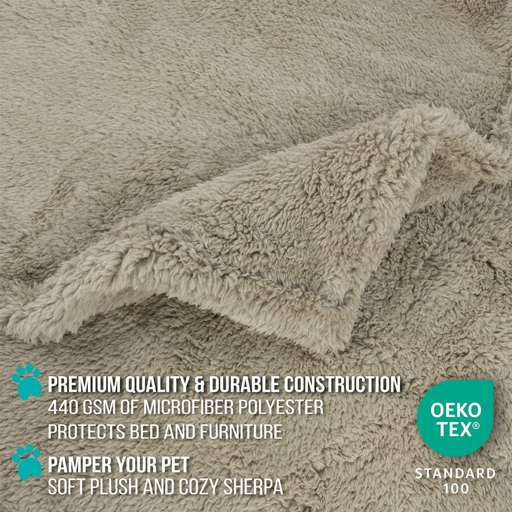 Fluffy Waterproof Dog Blanket for Small Medium Dogs