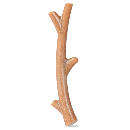 Barkies 8" Real Wood Mix Tree Branch Durable Dental Dog Chew Toy Bacon Flavor