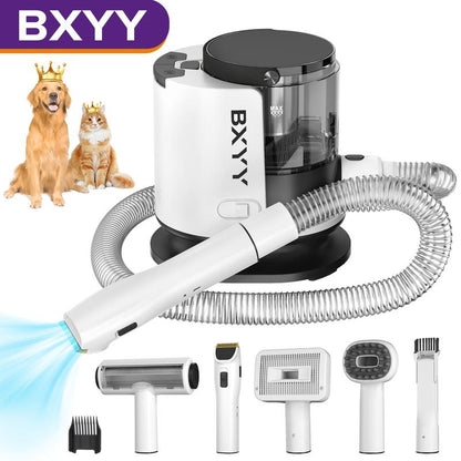 Dog Grooming Kit & 5 in 1 Pet Vacuum with 99% Suction