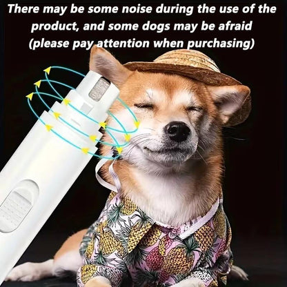 Cordless Dog Nail Clipper, Electric Dog Nail Trimmer, Pet Grooming Nail Grinder, Pet Supplies, Paw Trimmer, Dog Stuff, Cat Accessories
