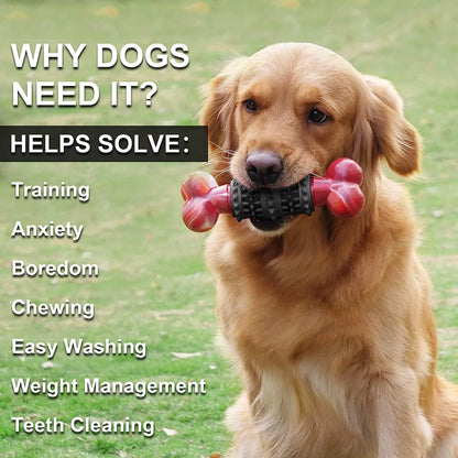 Dog Toys for Aggressive Chewers Bone Dog Toy Interactive Dog